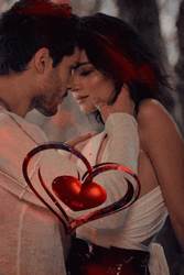Sweet Couple Romantic Heart  GIF