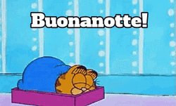 Sweet Dreams Buona Notte Garfield GIF