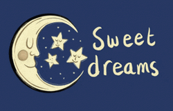 Sweet Dreams Cute Moon