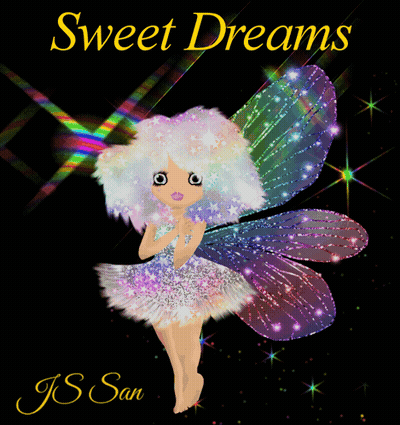 Sweet Dreams Fairy Greeting Card GIF