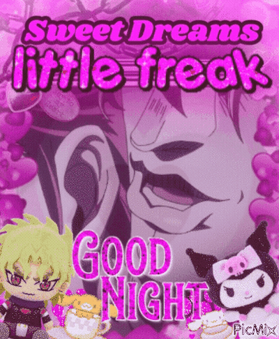 Sweet Dreams Little Freak Good Night Cartoon Character GIF