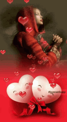 Sweet Dreams My Love Animated Hearts GIF