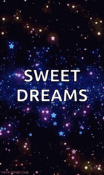 Sweet Dreams Sparkling Stars GIF