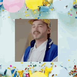 Sweet Happy Work Anniversary Balloons GIF