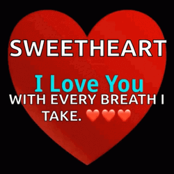 Sweet Heart Love You Message GIF