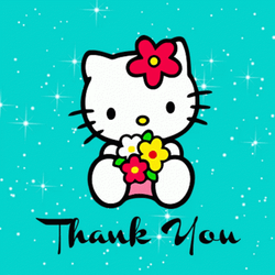 Sweet Hello Kitty Thank You GIF