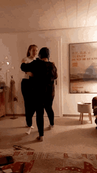 Sweet Lesbians Dancing In The Room  GIF