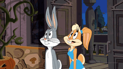 Sweet Lola Bunny Hugs Bugs Bunny GIF