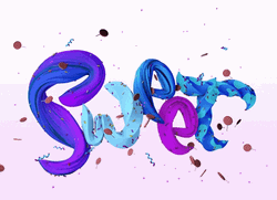 Sweet Love Candies Digital Text GIF