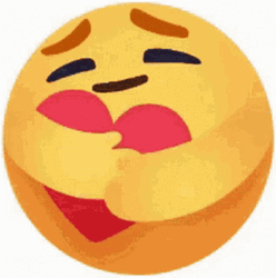 Sweet Love Emoji Hugging  GIF