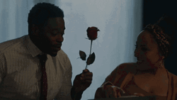 Sweet Man Giving Flowers GIF