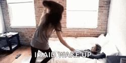 Sweet Morning Cuddle Lesbians GIF