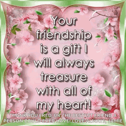 Sweet Quote Thank You Friend GIF