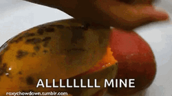 Sweet Ripe Mango Fruit Peel All Mine GIF
