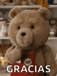 Sweet Ted Giving His Kiss Muchas Gracias GIF