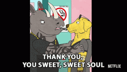 Sweet Todd Thank You Bojack Horseman GIF