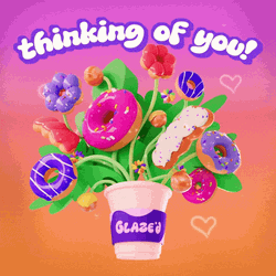 Sweets Bouquet Thinking Of You Sympathy GIF