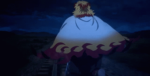 Swift Anime Running Kyojuro Rengoku GIF