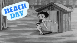 Swimsuit Betty Boop Beach Time GIF