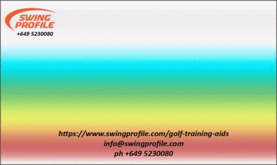 Swing Profile Business Card Rainbow Background GIF