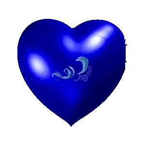 Swirl Heart With Swirl Text Sticker