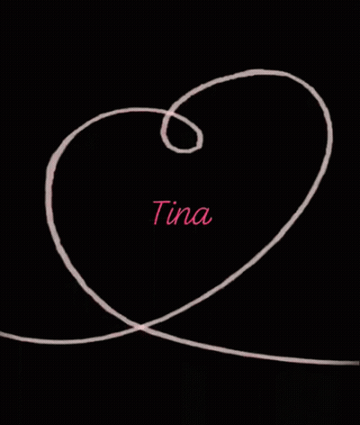Swirl With Name Tina GIF