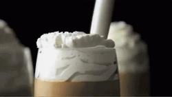 Swirling Whipped Cream GIF