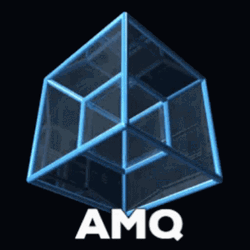 Swiveling Tesseract AMQ Brand Logo GIF