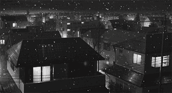 Sword Art Online Anime Snow Fall At Night  GIF