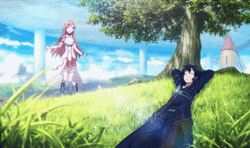 Sword Art Online Asuna And Kirito GIF