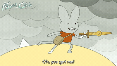 Sword Character Oh You Got Me On Bottom GIF