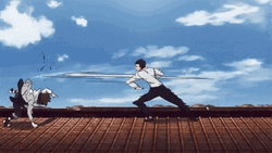 Sword Fight Gangsta Funimation GIF