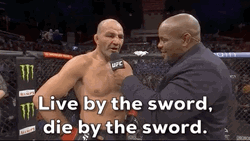 Sword Fighting Glover Teixeira MMA GIF