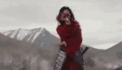 Sword Fighting Mulan Liu Yifei GIF