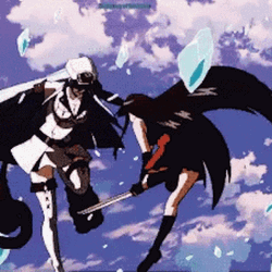 Sword Fighting Youre Banned Esdeath Akame Ga Kill GIF