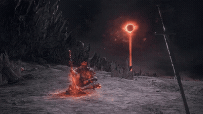 Sword In Front Of Fire Ring GIF