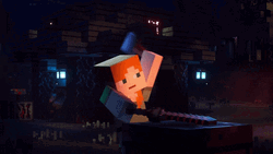 Sword Pounding On An Anvil Minecraft GIF