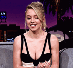 Sydney Sweeney Actress At The Late Show GIF