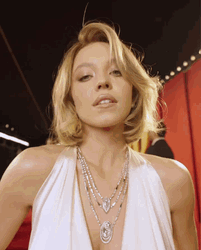 Sydney Sweeney Actress Seducing Look GIF