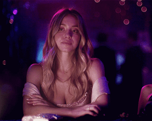 Sydney Sweeney Pretty Yet Disappointed Look GIF