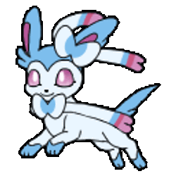 Sylveon Run Sticker GIF