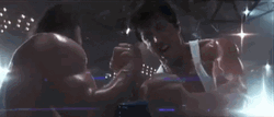Sylvester Stallone Over The Top Intense Fight GIF