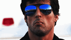 Sylvester Stallone Sunglasses Over The Top GIF
