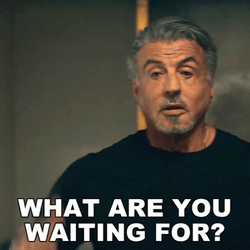 Sylvester Stallone What Are You Waiting For GIF