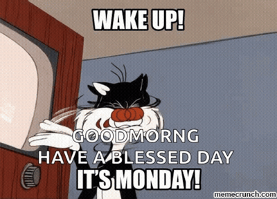 Sylvester The Cat Saying Wake Up GIF