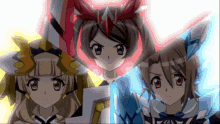 Symphogear Xd Unlimited Power Anime Girls GIF