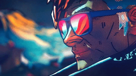 Synthwave Retro Hardcore Animation GIF