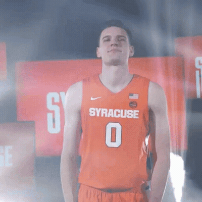 Syracuse Basketball Player Smokey Background GIF
