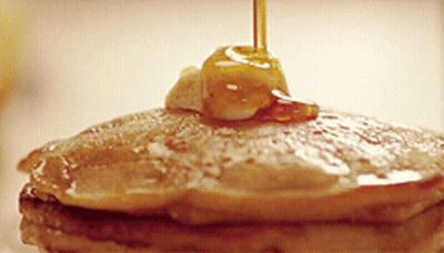Syrup Being Poured On Pancake GIF