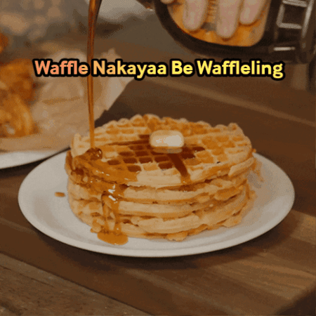 Syrup Poured On Waffles Waffle Nakayaa GIF